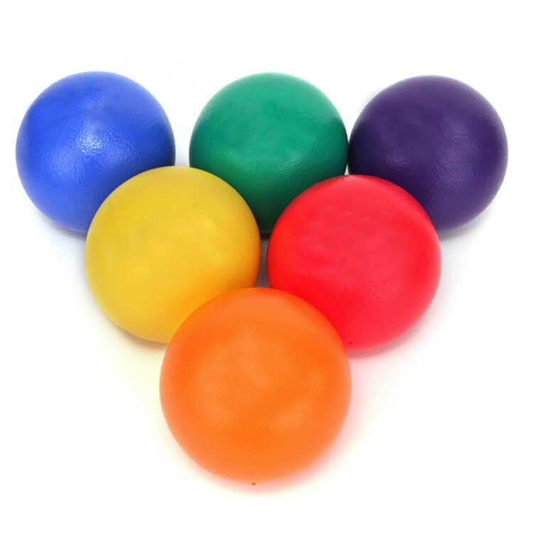 Dodgeball for kids pack of colorful soft foam dodge balls, complete set for kids dodge ball game